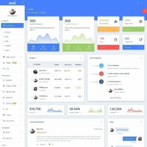 Able pro 8.0 Bootstrap 4 Angular 10 React Redux Admin Template