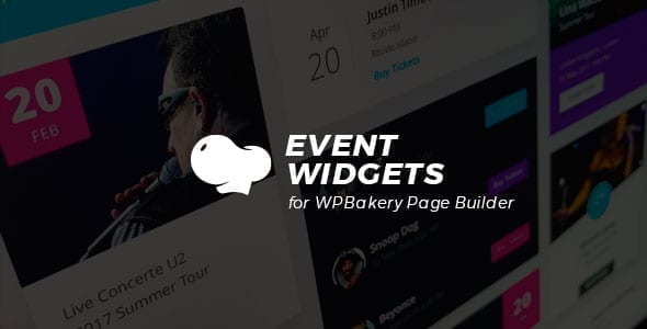 Event Widgets for WPBakery Page Builder Visual Composer